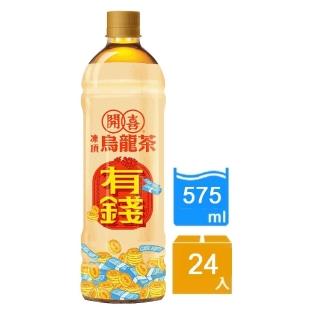 【開喜】凍頂烏龍茶-有糖575mlx24入/箱(新舊包裝隨機出貨)