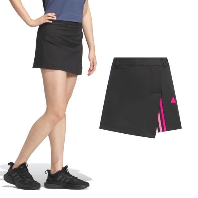 adidas 愛迪達 Summer Skort 女款 黑色 運動 休閒 運動褲裙 短褲 褲裙 JJ1118