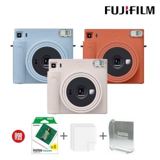 【FUJIFILM 富士軟片】instax SQUARE SQ1 方形拍立得相機 公司貨(送20張底片+旋轉相框+透明保護套20入)
