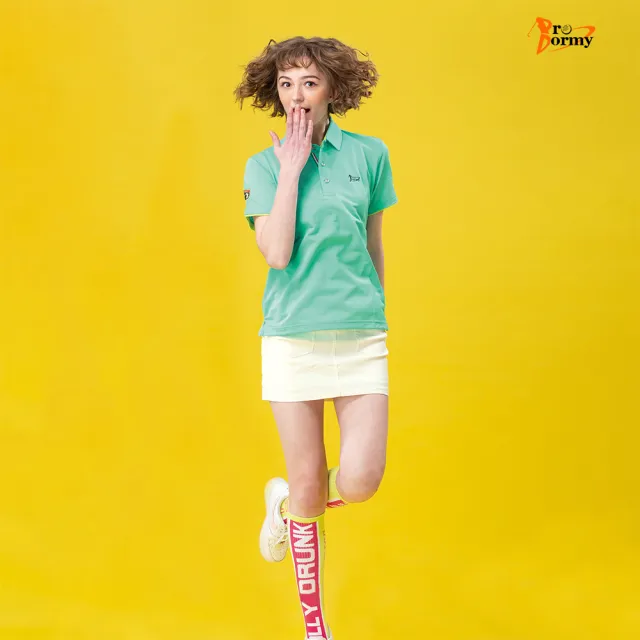【Pro Dormy】普多力 台灣製 男款 中性版 女款 短袖上衣 休閒POLO衫 高爾夫球衫(男女同款)