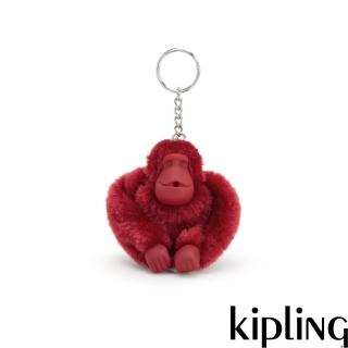 【KIPLING官方旗艦館】時尚紅小猴子吊飾-MONKEYCLIP M