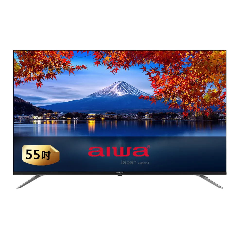 【Aiwa 日本愛華】55吋4K HDR Google TV QLED量子點智慧聯網液晶顯示器(AI-55QL24)