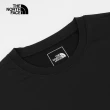 【The North Face 官方旗艦】北面男款黑色吸濕排汗防曬LOGO印花短袖T恤｜8CT2JK3(上衣/運動/防曬)