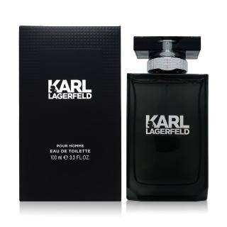 【KARL LAGERFELD 卡爾】同名時尚男性淡香水 EDT 100ml(平行輸入)