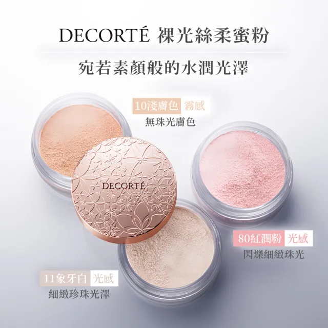 【COSME DECORTE 黛珂】裸光絲柔蜜粉20g(3色可選)