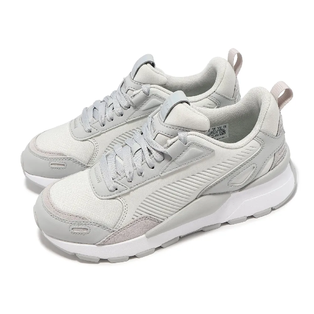 【PUMA】休閒鞋 RS 3.0 Basic Wns 女鞋 灰 白 厚底 緩衝 拼接(393773-02)