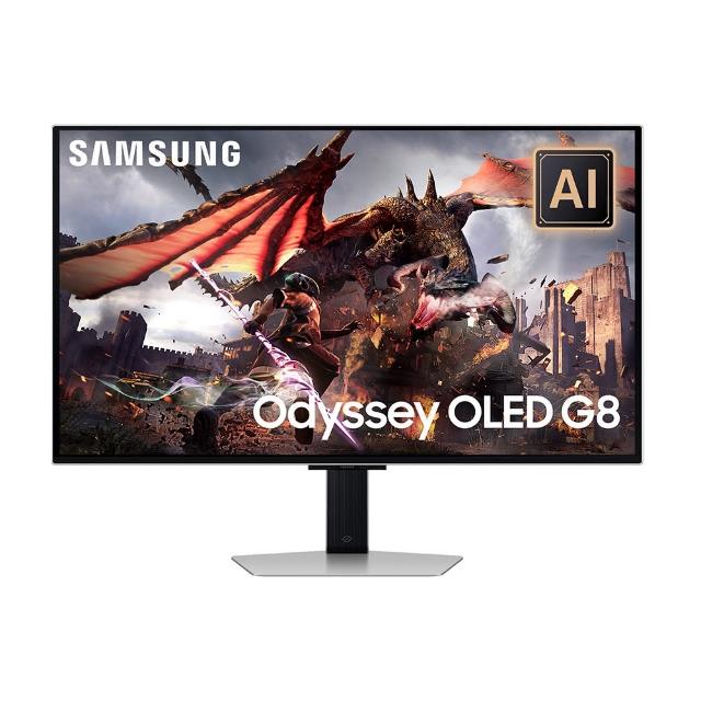 【SAMSUNG 三星】S32DG802SC 32型 4K 240Hz Odyssey AI晶片 G8 QD-OLED電競螢幕(0.03ms/遙控器/智慧聯網)
