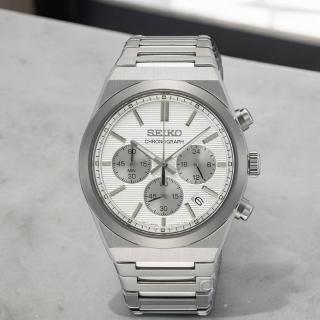 【SEIKO 精工】CS系列計時石英腕錶-40mm SK040(SSB451P1/8T63-02F0S)