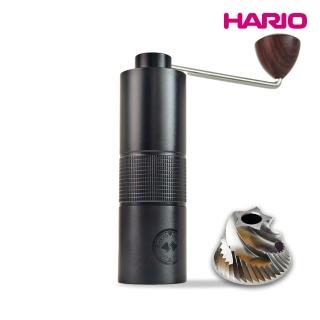 【HARIO】KABUTO 手搖磨豆機(#五星不鏽鋼錐刀#內調式#金屬機身#摩卡壺#家用義式#雙軸設計)