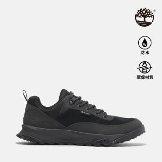 【Timberland】男款黑色Lincoln Peak Lite低筒防水健行鞋(A6D7NEK5)