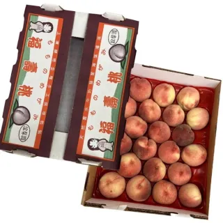 【WANG 蔬果】美國加州桃仙子水蜜桃大顆4.5kgx1箱(16-18顆/箱_原裝箱)