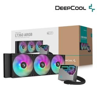 【DeepCool】九州風神 LT360 ARGB CPU一體式360水冷散熱器(黑色/原廠5年保固)
