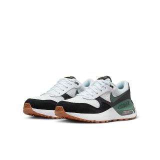 【NIKE 耐吉】慢跑鞋 女鞋 大童 運動鞋 緩震 氣墊 AIR MAX SYSTM GS 白黑綠 DQ0284-115