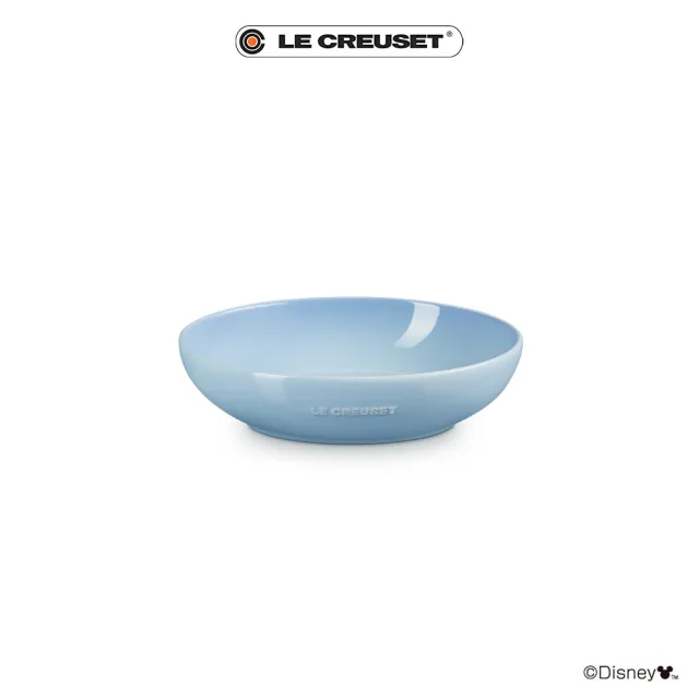 【Le Creuset】迪士尼米奇系列 造型橢圓盤19cm(海岸藍)