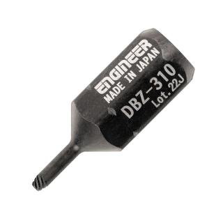 【ENGINEER 日本工程師牌】超短起子頭 0.89mm 內六角崩牙螺絲工具 DBZ-310(搭配專用DR-27超薄扳手使用)