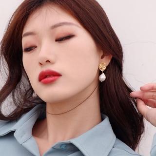 【MoonDy】包包 耳環 天然珍珠耳環 復古耳環 新娘耳環 浮誇耳環 歐美耳環 小香風耳環 個性耳環 日系