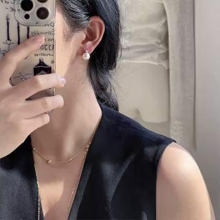 【MoonDy】包包 純銀耳環 珍珠耳釘 圓珠耳環 耳針 女耳環 珍珠耳環 氣質耳環 送女生 禮物 灰珍珠耳環