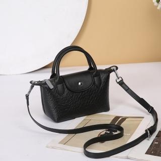 【巴黎精品】現貨+預購 側揹包真皮手提包(百搭時尚迷你牛皮女包包6色a1gn40)