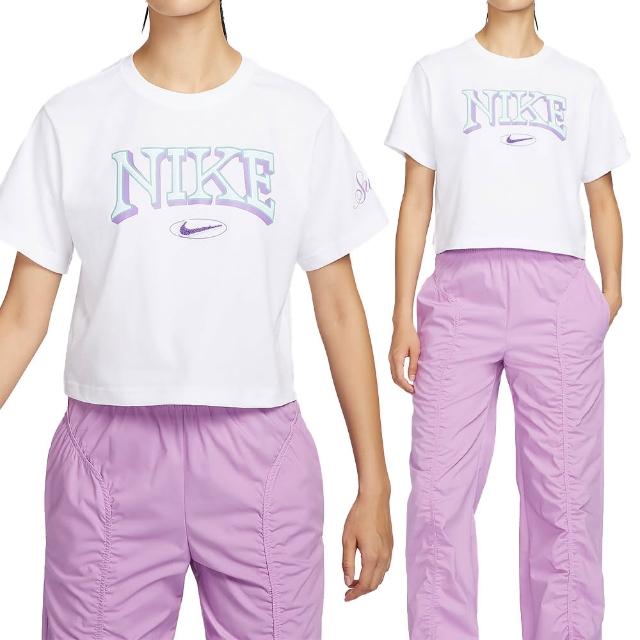 【NIKE 耐吉】AS W NSW SS Tee OC Varzity 女款 白色 運動 休閒 短袖 FZ2856-100