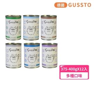 【德國GUSSTO】惡魔喵天然無穀主食罐375-400g*12罐(小惡魔2號、5號、效期:2025/07-09)