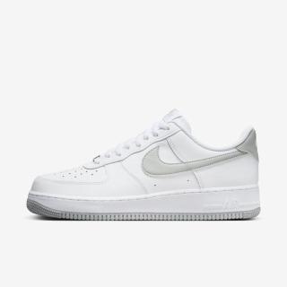 【NIKE 耐吉】Air Force 1 07 男 休閒鞋 運動 經典 AF1 穿搭 白 雨灰(FJ4146-100)