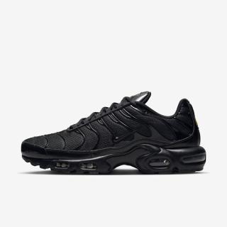 【NIKE 耐吉】Air Max Plus 男 休閒鞋 運動 慢跑 氣墊 緩震 反光 透氣 舒適 全黑(604133-050)