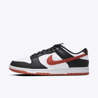 【NIKE 耐吉】Dunk Low Retro 男 休閒鞋 運動 復古 低筒 紅龍 穿搭 白黑紅(DV0833-108)