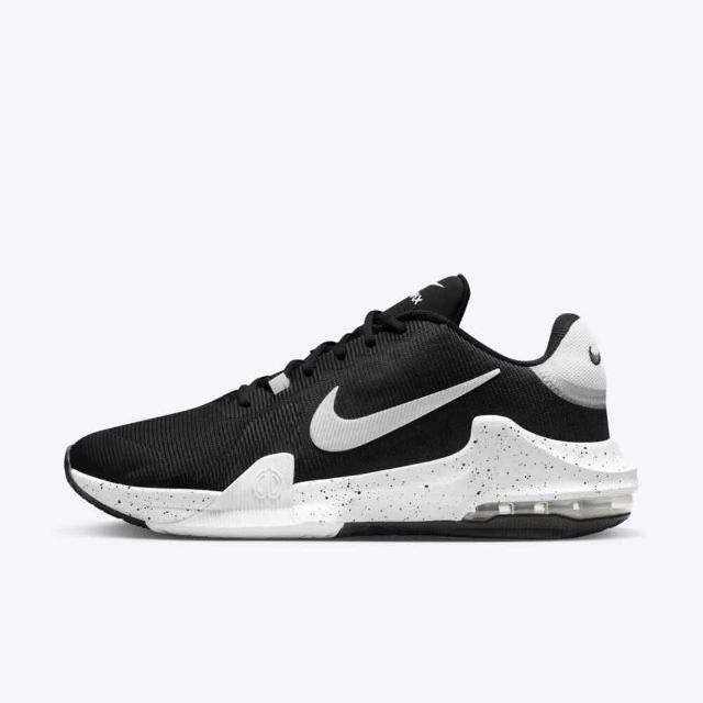 【NIKE 耐吉】Air Max Impact 4 男 籃球鞋 運動 訓練 基本款 球鞋 氣墊 黑白(DM1124-011)