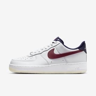 【NIKE 耐吉】Air Force 1 07 男女 休閒鞋 運動 經典 AF1 草寫 鴛鴦 白藍紅(FV8105-161)