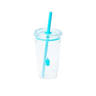 Blue Bottle 藍瓶咖啡 吸管杯 454ML(杯子 吸管杯 冷水杯 飲料杯)