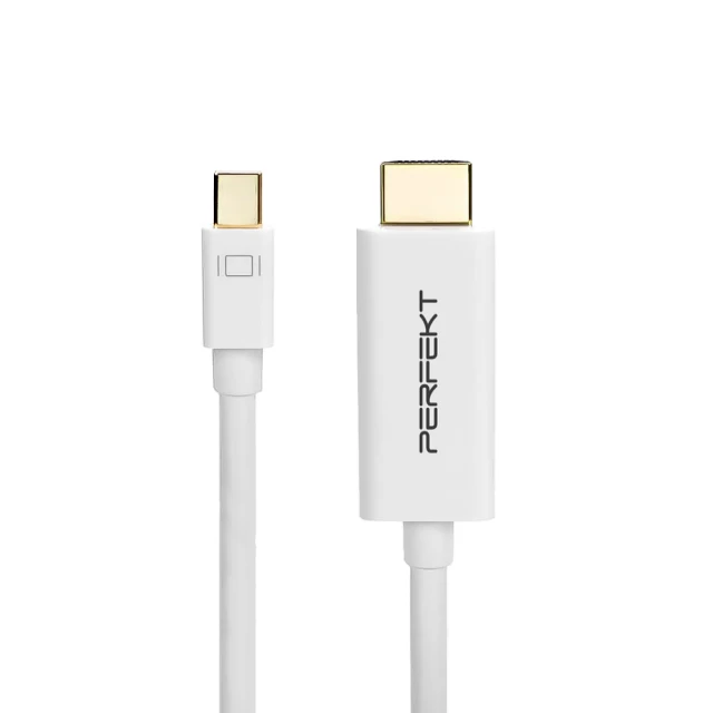 PERFEKT Mini DisplayPort 轉 HDMI 2.0 線/2米