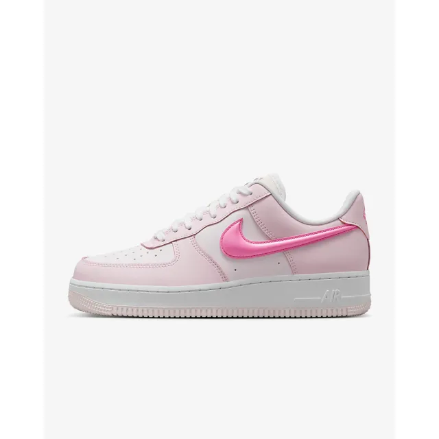 【NIKE 耐吉】運動鞋 休閒鞋 女鞋 男鞋 W AIR FORCE 1 07 LX Pearl Pink Paw Print 粉紅 貓掌(HM3696661)