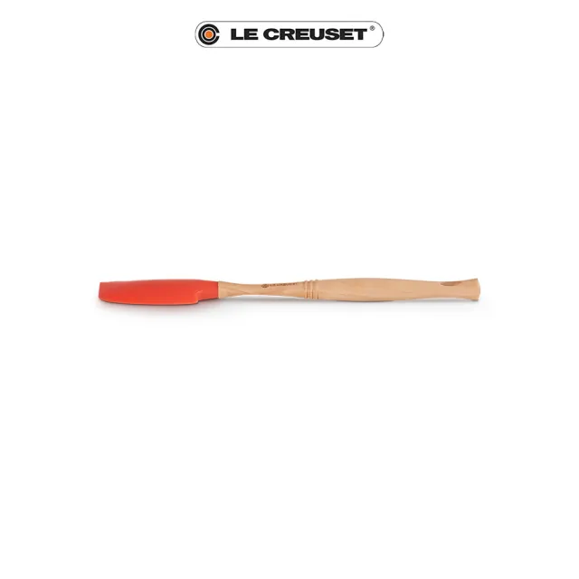 【Le Creuset】耐熱矽膠V中鏟(火焰橘)