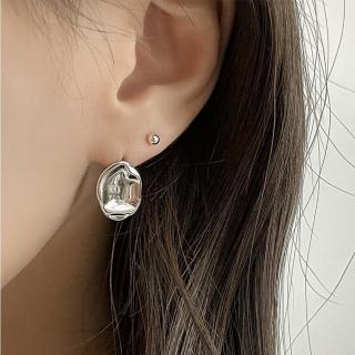 【KT DADA】618 包包 純銀耳環 韓國耳環 k金耳環 日系耳環 大耳環 歐美耳環 個性耳環 不規則耳環 造型耳
