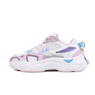 【FILA】HEART 女 運動休閒鞋 老爹鞋 Y2K 愛心 舒適 厚底 粉白藍(5-J919Y-153)