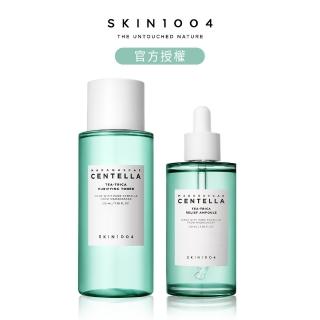 【Skin1004】官方直營 馬達加斯加積雪草(〔茶樹〕2件組-控油調理精華液 100ml+淨膚控油化妝水210ml)