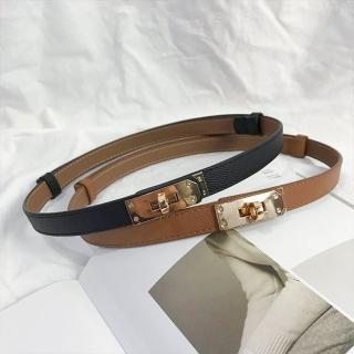 【LEESA】真皮腰帶\皮帶\皮具\女腰帶\精品皮帶\細皮帶\細腰帶\伸縮腰帶\腰封\牛皮皮帶\百搭配件