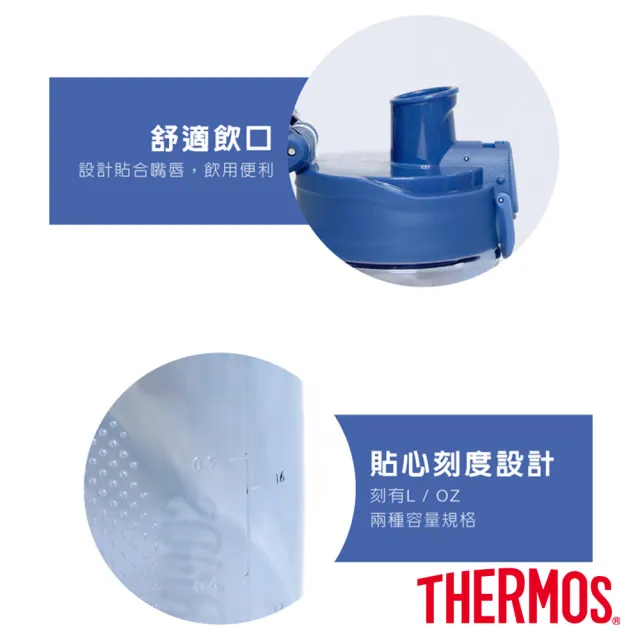 【THERMOS膳魔師】彈蓋隨手瓶700ml(TCSD-700)