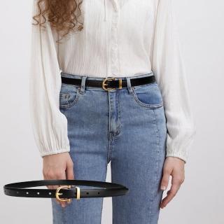 【MoonDy】包包 真皮腰帶 腰帶 牛皮皮帶 女款皮帶 細腰帶 復古皮帶 精品皮帶 細皮帶 韓國皮帶 白色皮