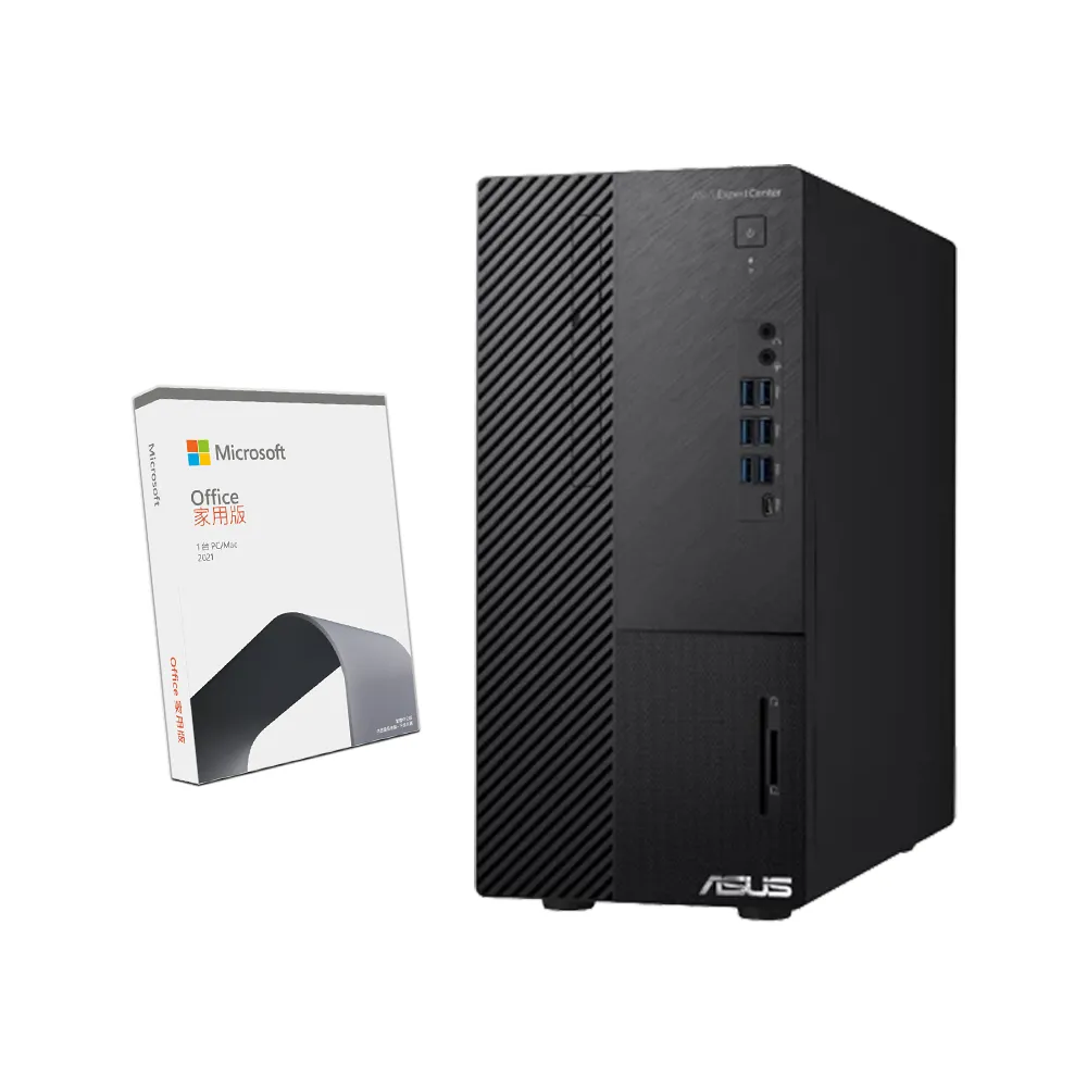 【ASUS 華碩】 Office 2021組★i5六核電腦(i5-12500/8G/1T HDD+256G SSD/W11/H-M500MD-512500001W)