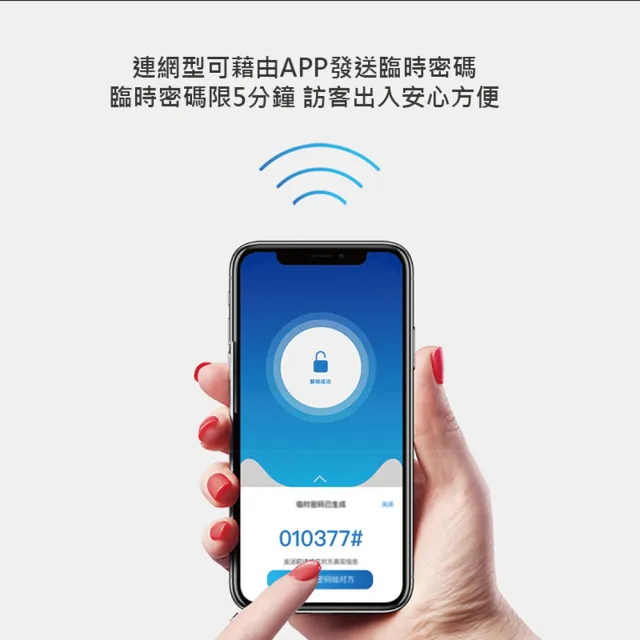 【VOC】X7S 聯網型五合一把手式電子鎖(遠端手機開門│指紋│卡片│密碼│鑰匙/含安裝)