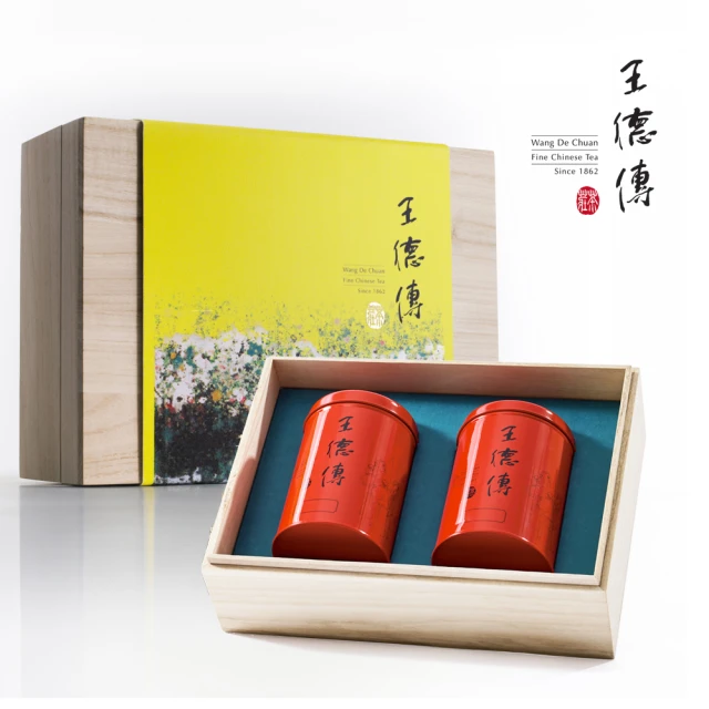 王德傳 端午限定夏蒔禮盒。阿里山烏龍75g + 翠玉烏龍75