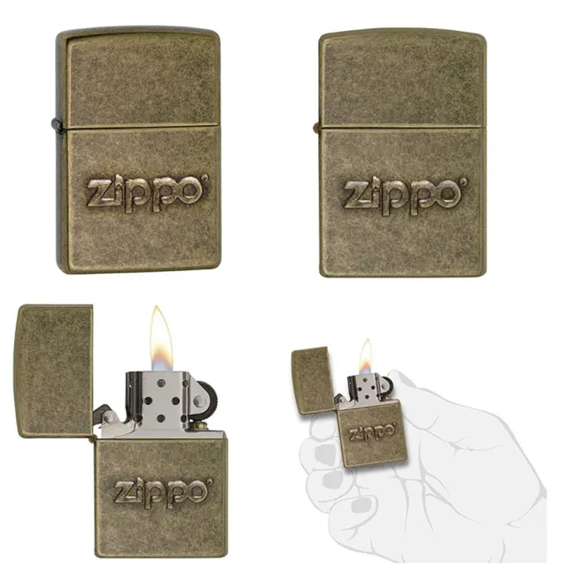 【Zippo】仿古銅標誌風格防風打火機(美國防風打火機)