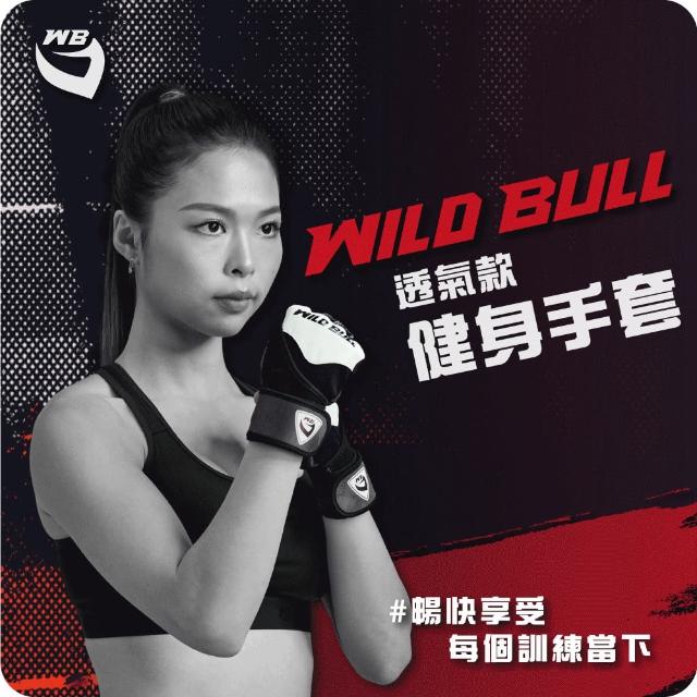 【WILDBULL】透氣款健身手套(WILDBULL 專業健身手套 重訓 舉重 全皮 防滑)