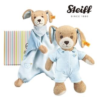 【STEIFF德國金耳釦泰迪熊】Good Night Dog 晚安狗狗(彌月禮盒)