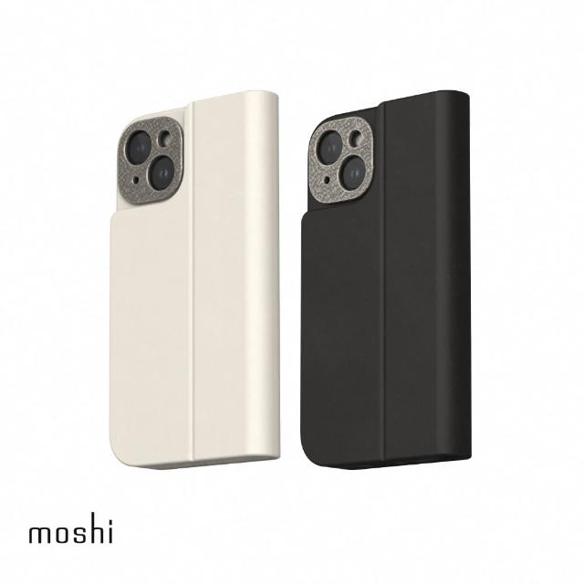 【moshi】iPhone 15 Magsafe Overture 磁吸可拆式卡夾型皮套(iPhone 15)