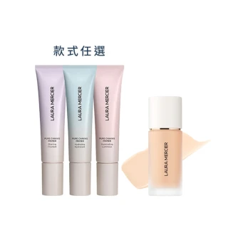 【LAURA MERCIER 蘿拉蜜思】完美服貼底妝組(煥顏持妝凝露 30ml + 極致煥顏輕透完美粉底30ml)