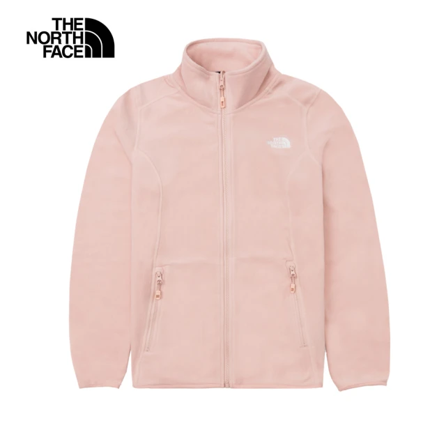 The North Face 北面女款粉色舒適保暖立領抓絨外套｜8AYFLK6