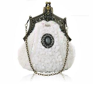 【巴黎精品】現貨+預購 晚宴包手拿包(亮片手工珠繡復古女包包11色a1fi9)