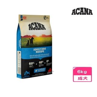【ACANA】成犬無穀配方-放養雞肉+新鮮蔬果6kg(狗糧、狗飼料、犬糧)